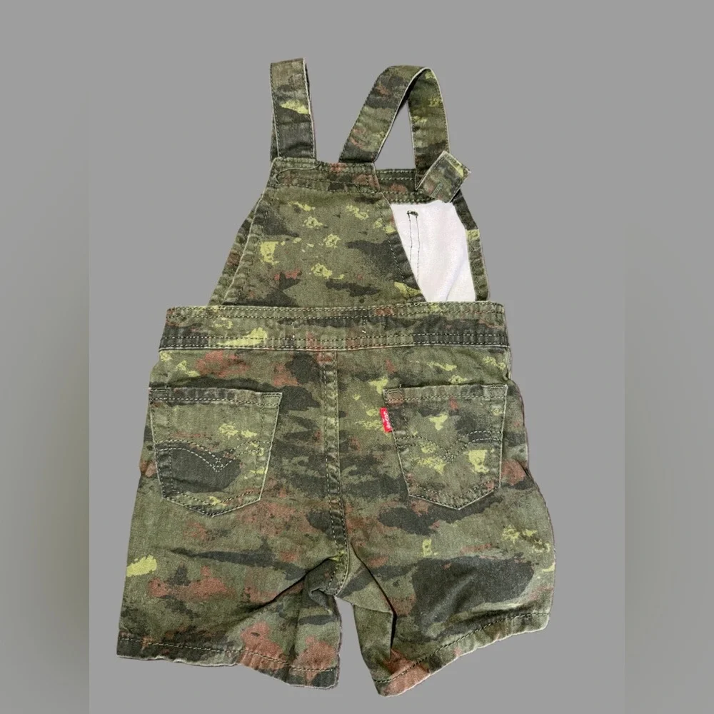 Levi's Cotton Overalls | Unisex | 18 Months | Camo | Like New - Picture 2 of 2
